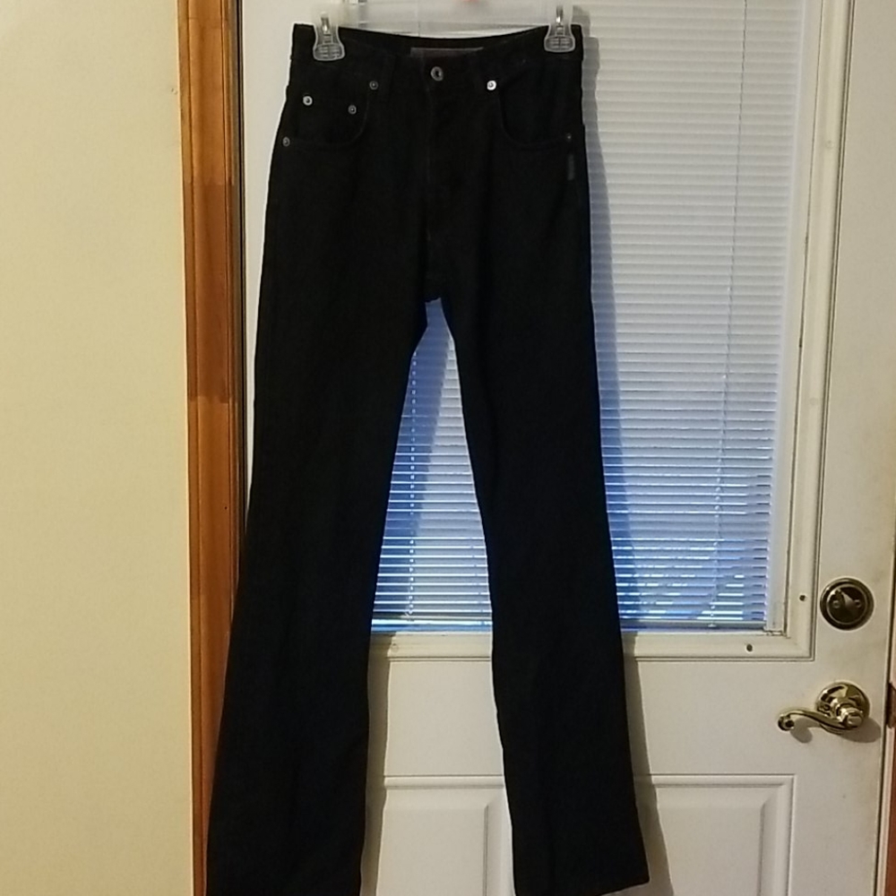 Silver Jeans Black Button Fly Jeans 25/32